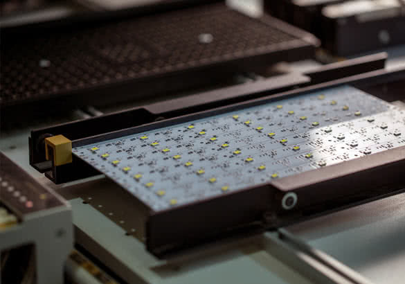 LED panel manufacture